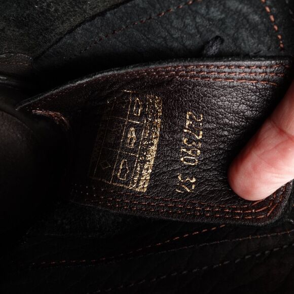 Josef Seibel Boots Womens SZ EU 37 US 6-6.5 BLK Sienna 01 Leather Back Tie Ankle - Picture 15 of 16